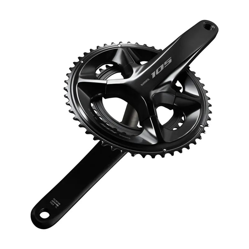 Shimano FC-R7100 105 HollowTech II Double 12-speed Chainset - Black-2