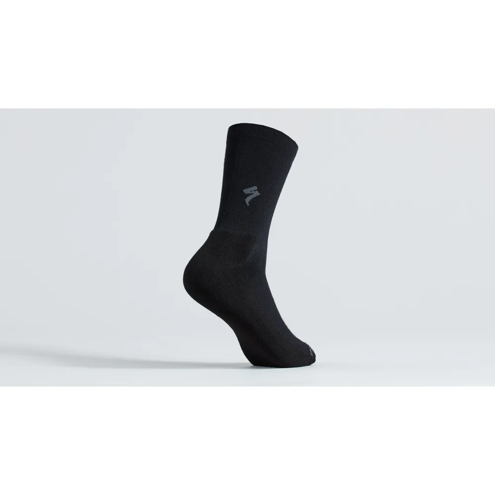 uPRISE Bikes Specialized Primaloft Men's Lightweight Tall Socks - Black | Price match, 365 day return s, 18-Month Warranty, Finance Available & Free UK Delivery