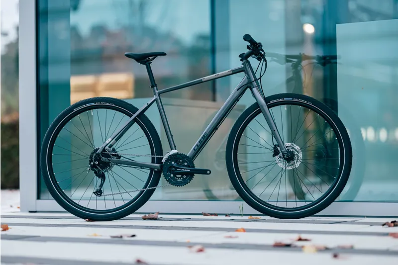 Cube Hyde 2024 Hybrid Bike - Metalgrey/Black-2