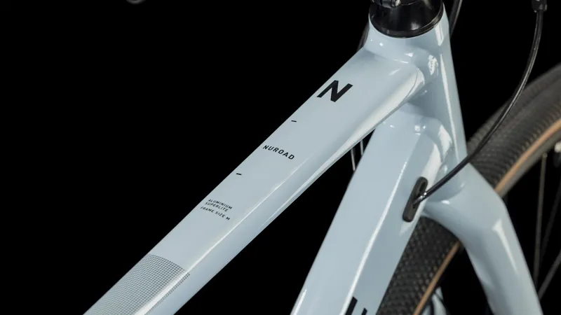 Cube Nuroad 2024 Gravel Road Bike - Skygrey/Black-2