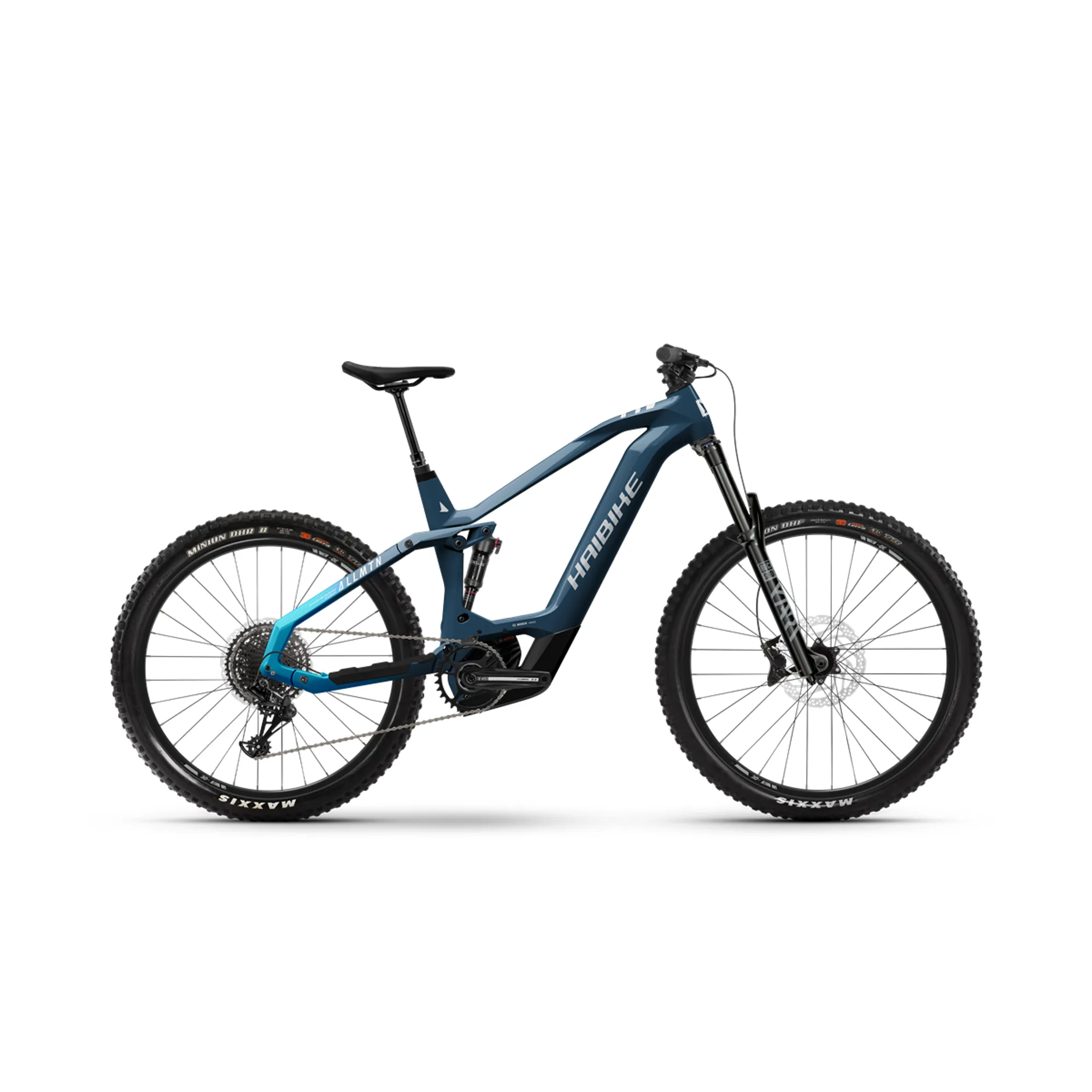 Haibike Allmtn CF 9 Electric Full Suspension MTB Royal Blue