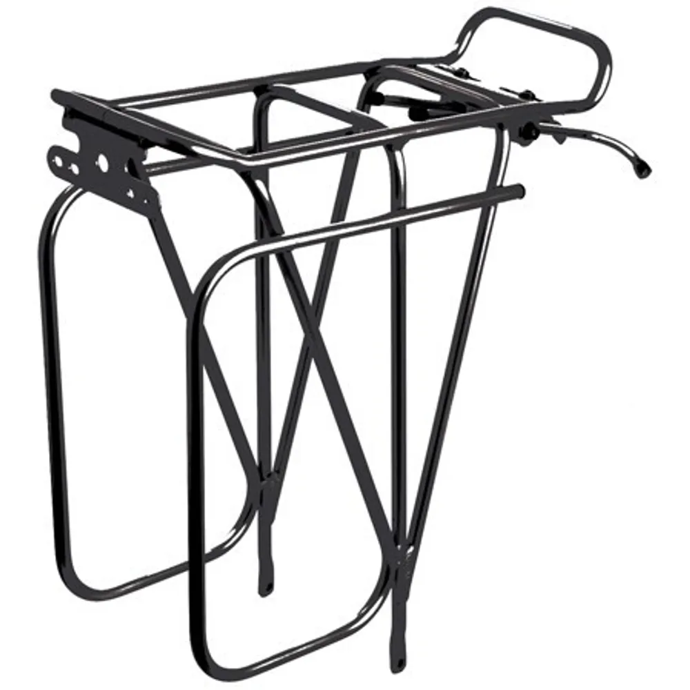 uPRISE Bikes Tortec Expedition Rear Pannier Rack - Black - Rear | Price match, 365 day return s, 18-Month Warranty, Finance Available & Free UK Delivery