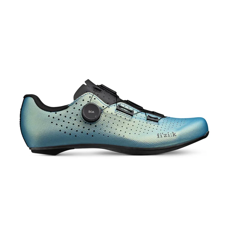 Fizik Tempo Decos Road Cycling Shoes - Blue Iridescent-6