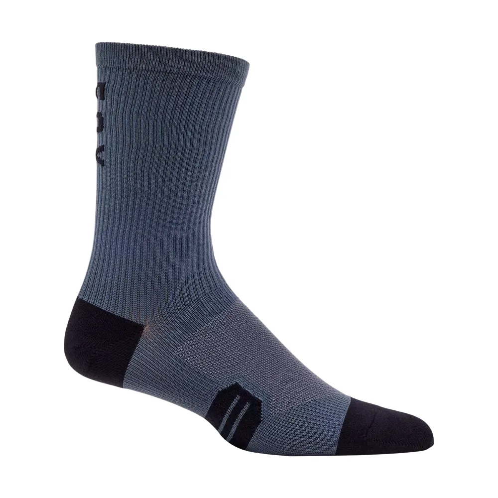 uPRISE Bikes Fox Clothing Fox Racing 8 Inch Ranger Socks - Graphite Grey | Price match, 365 day return s, 18-Month Warranty, Finance Available & Free UK Delivery