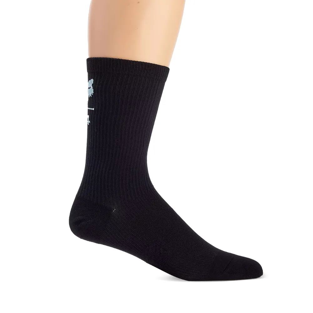 uPRISE Bikes Fox Clothing Fox Racing 8 Inch Ranger Fox 74 Socks - Black | Price match, 365 day return s, 18-Month Warranty, Finance Available & Free UK Delivery