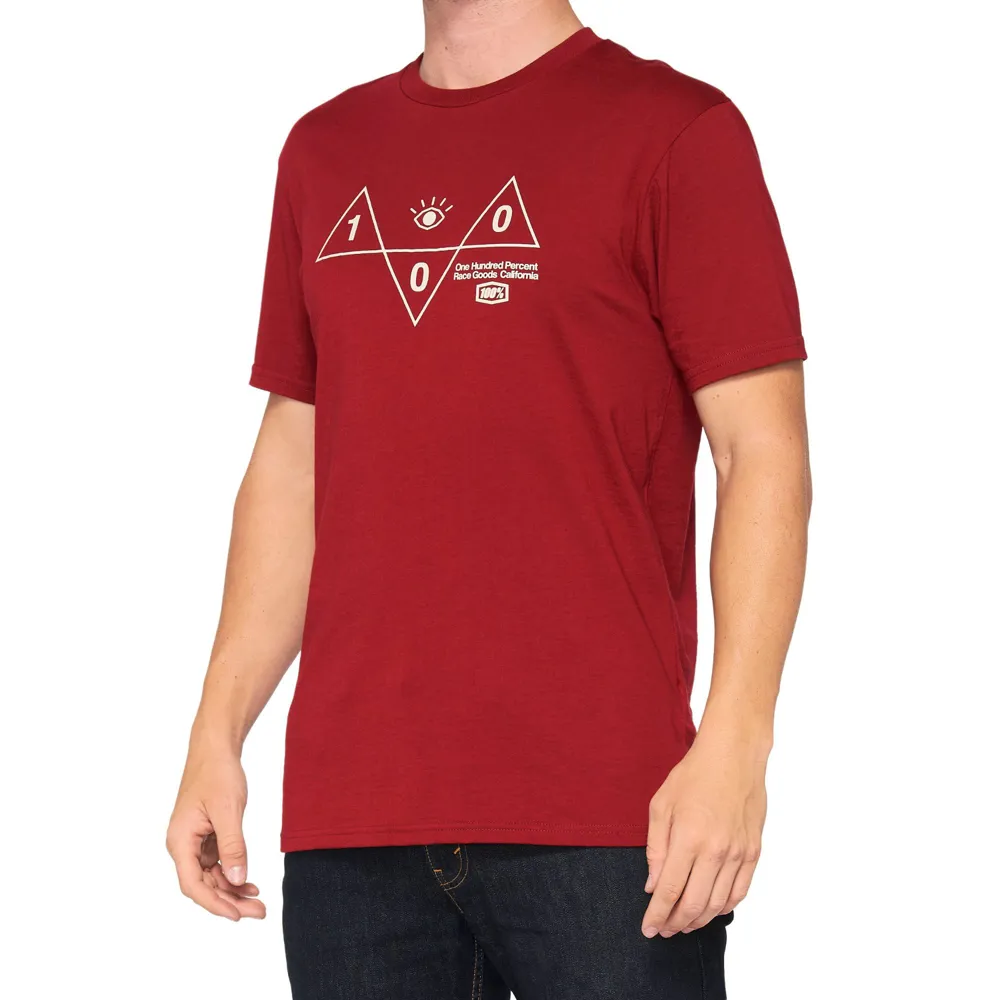 uPRISE Bikes 100 Percent Vision T-Shirt - Brick | Price match, 365 day return s, 18-Month Warranty, Finance Available & Free UK Delivery