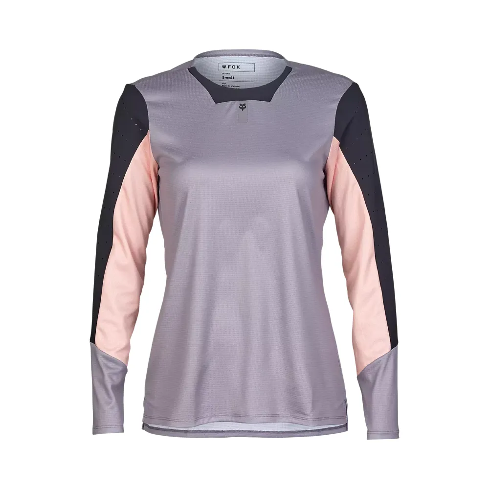 uPRISE Bikes Fox Clothing Fox Racing Defend Women's Long Sleeve Jersey - Stone Grey | Price match, 365 day return s, 18-Month Warranty, Finance Available & Free UK Delivery