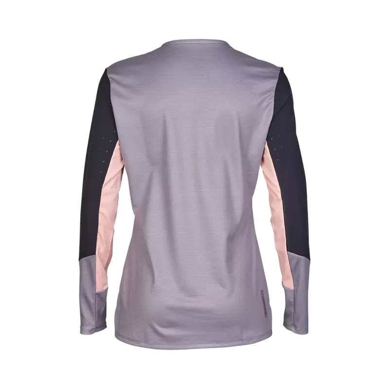 Fox Racing Defend Women's Long Sleeve Jersey - Stone Grey-1