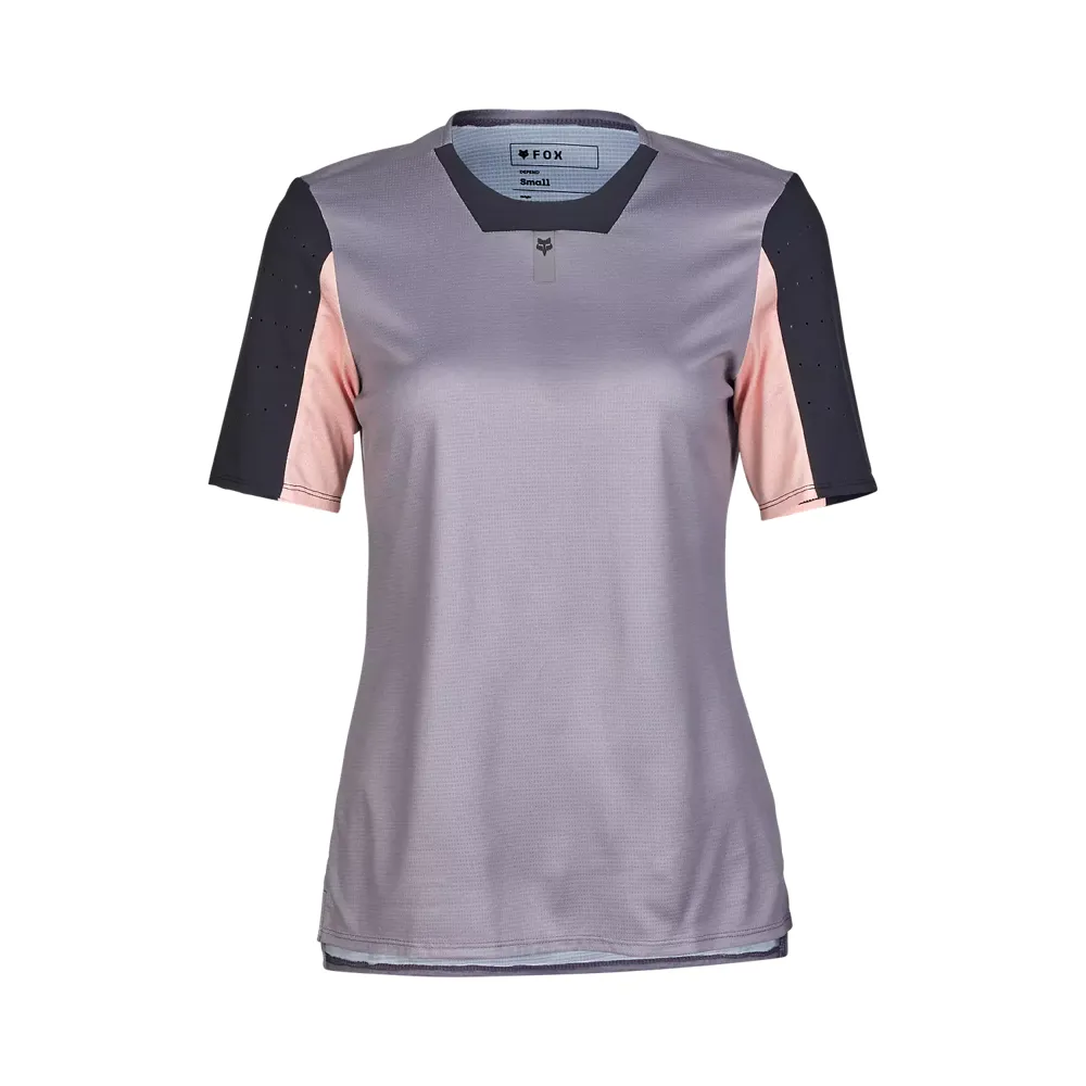 uPRISE Bikes Fox Clothing Fox Racing Defend Women's Short Sleeve Jersey - Stone Grey | Price match, 365 day return s, 18-Month Warranty, Finance Available & Free UK Delivery