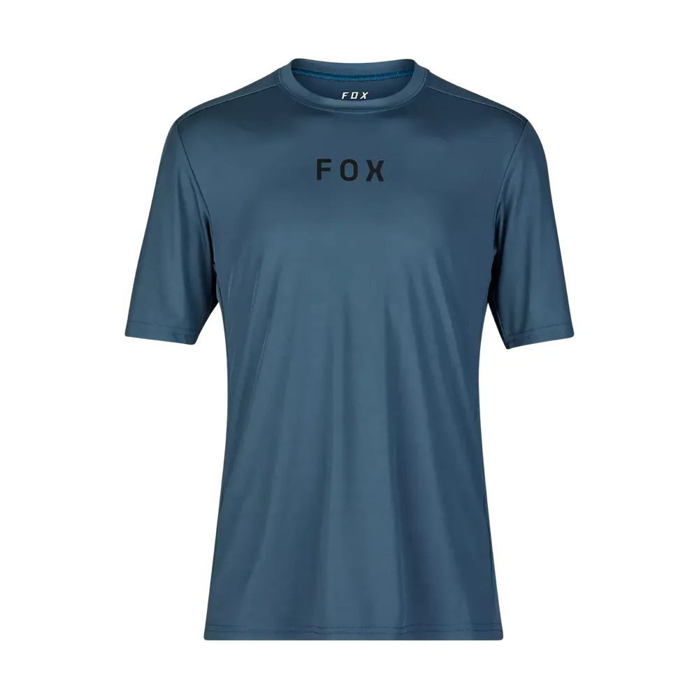 uPRISE Bikes Fox Clothing Fox Racing Ranger Moth Men's Short Sleeve Jersey - Dark Vintage Blue | Price match, 365 day return s, 18-Month Warranty, Finance Available & Free UK Delivery