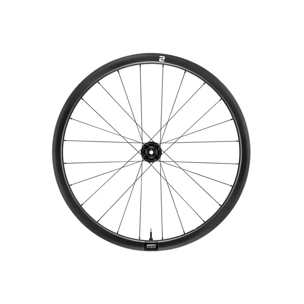 uPRISE Bikes Giant CXR 2 Carbon Front Gravel Road Wheel - Black | Price match, 365 day return s, 18-Month Warranty, Finance Available & Free UK Delivery