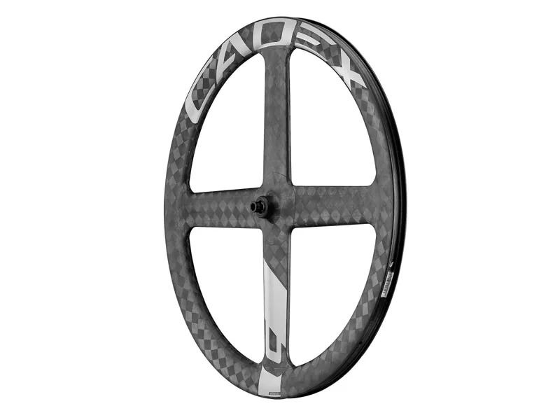 Cadex 4 Aero 4 Spoke Disc Tubeless Carbon Front Road Wheel