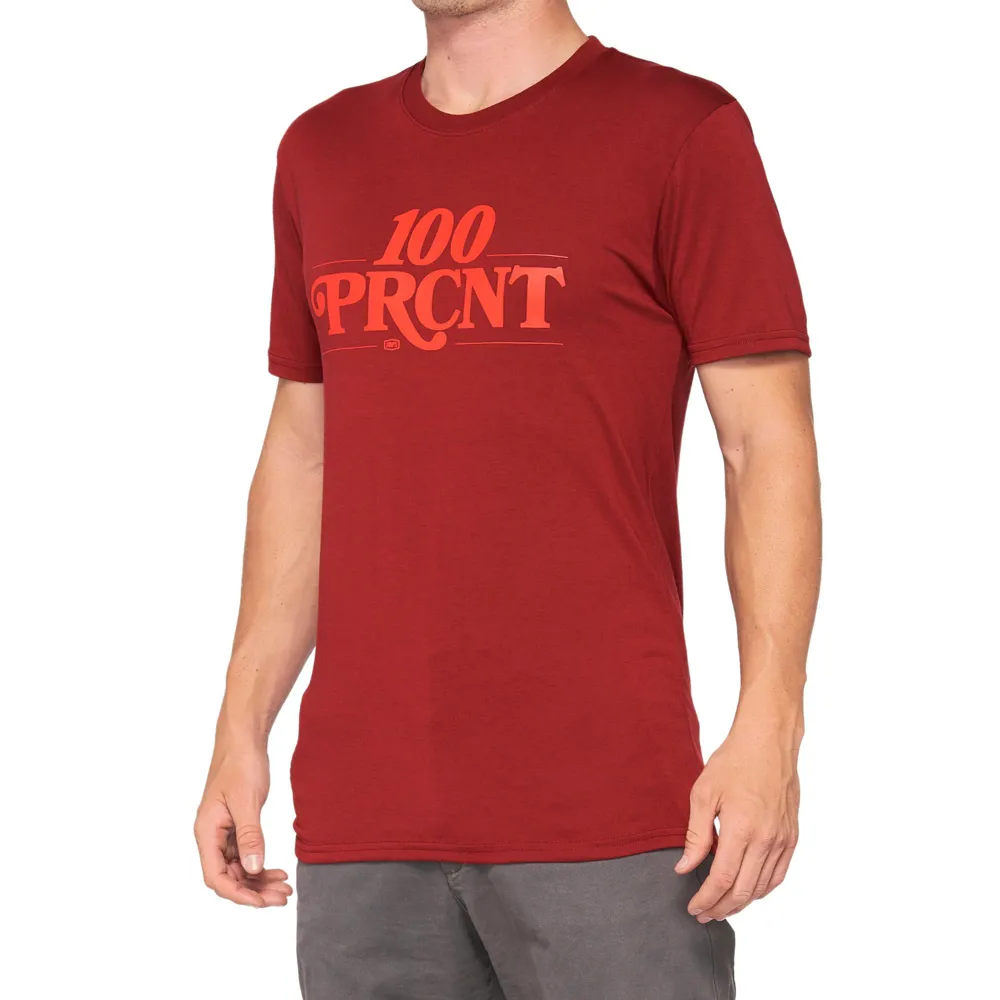 uPRISE Bikes 100 Percent Searles Technical T-Shirt - Brick | Price match, 365 day return s, 18-Month Warranty, Finance Available & Free UK Delivery