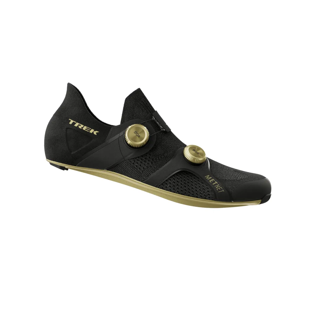 uPRISE Bikes Trek RSL Knit Road Cycling Shoes - Black/Gold | Price match, 365 day return s, 18-Month Warranty, Finance Available & Free UK Delivery