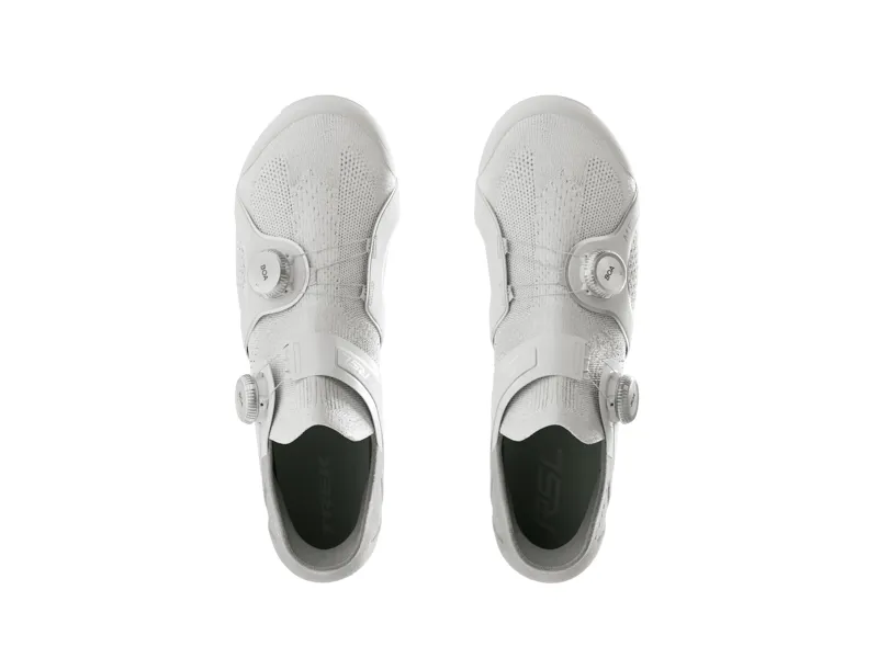 Trek RSL Knit Road Cycling Shoes - White/Silver-4