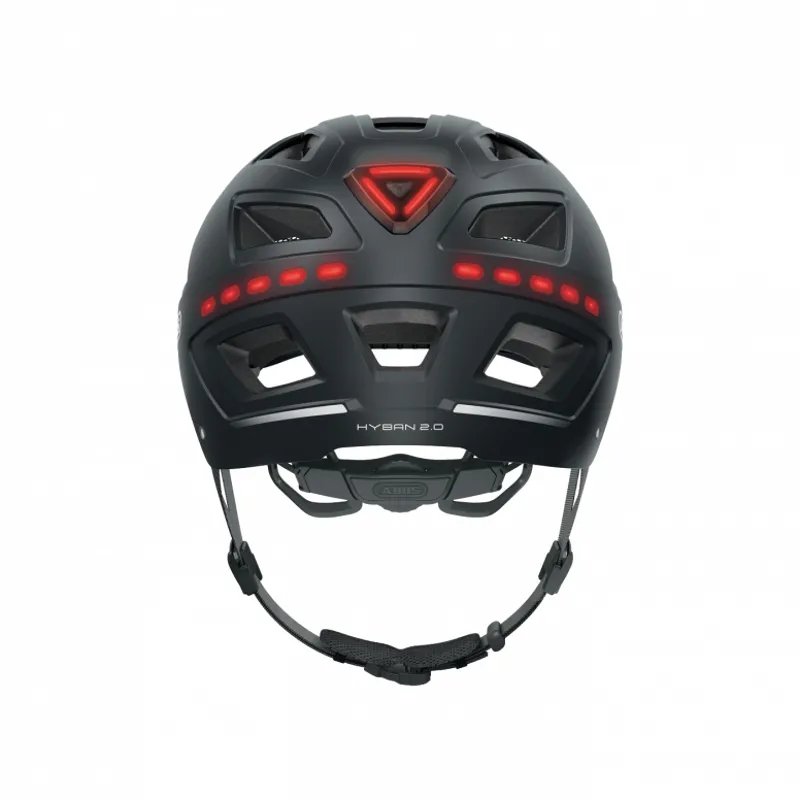 Abus Hyban 2.0 LED Urban Helmet - Black-2