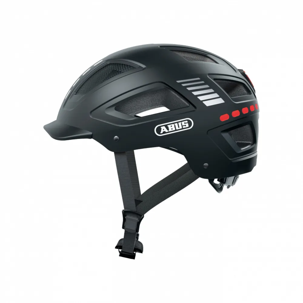 uPRISE Bikes Abus Hyban 2.0 LED Urban Helmet - Black | Price match, 365 day return s, 18-Month Warranty, Finance Available & Free UK Delivery