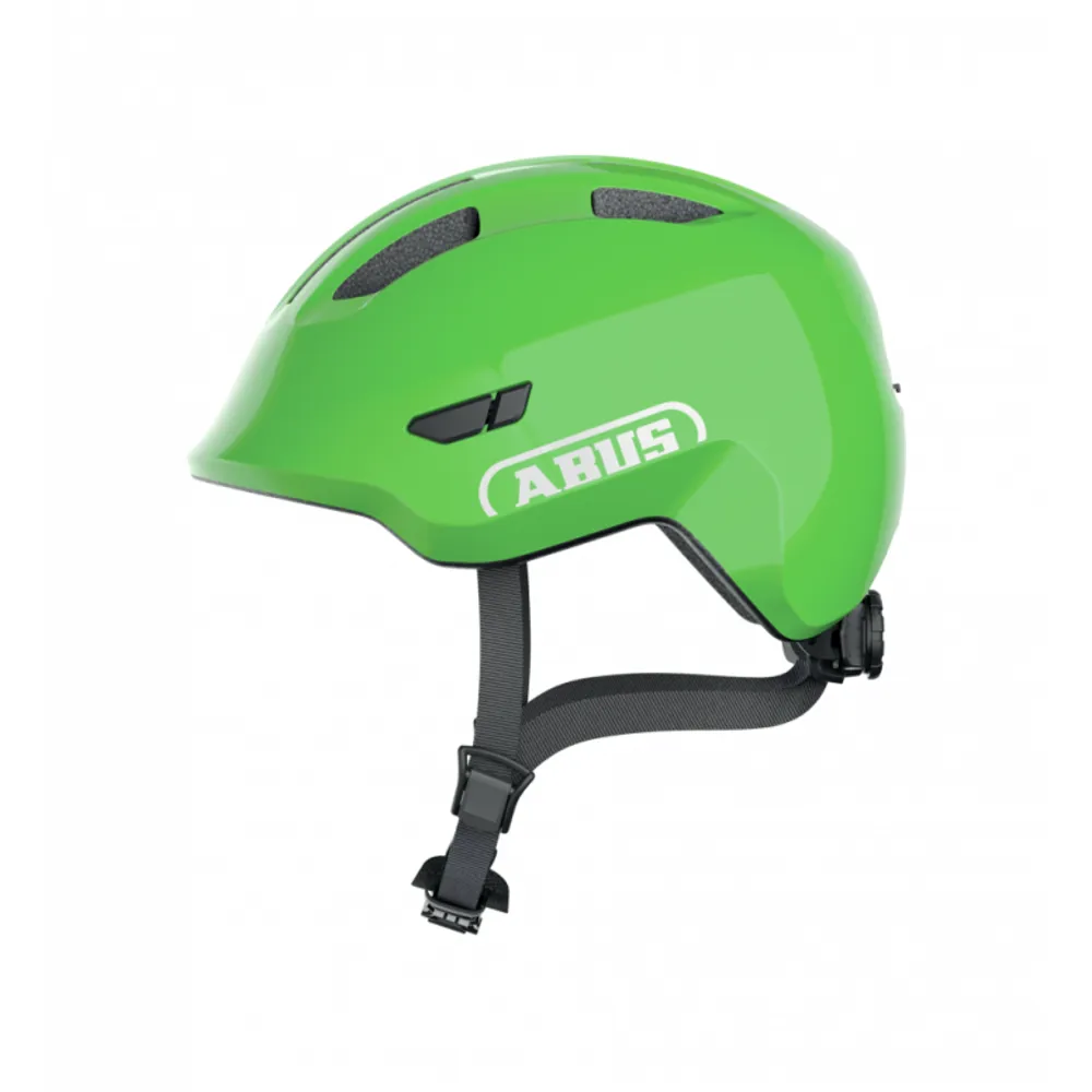 uPRISE Bikes Abus Smiley 3.0 Kids Helmet - Green | Price match, 365 day return s, 18-Month Warranty, Finance Available & Free UK Delivery