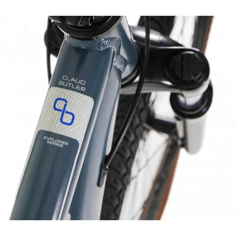 Claud Butler Explorer 3.0 Hybrid Bike - Grey-3
