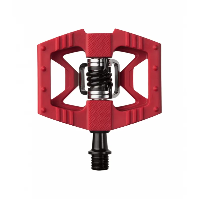 Crank Brothers Double Shot 1 Clipless MTB Pedals - Red/Black-1