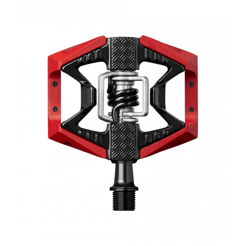 Crank Brothers Double Shot 3 Clipless MTB Pedals - Red/Black-1