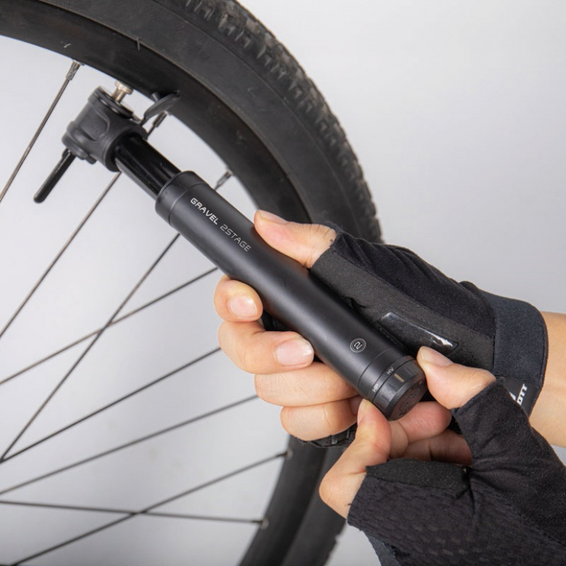 Topeak Gravel 2Stage Hand Pump - Black-3