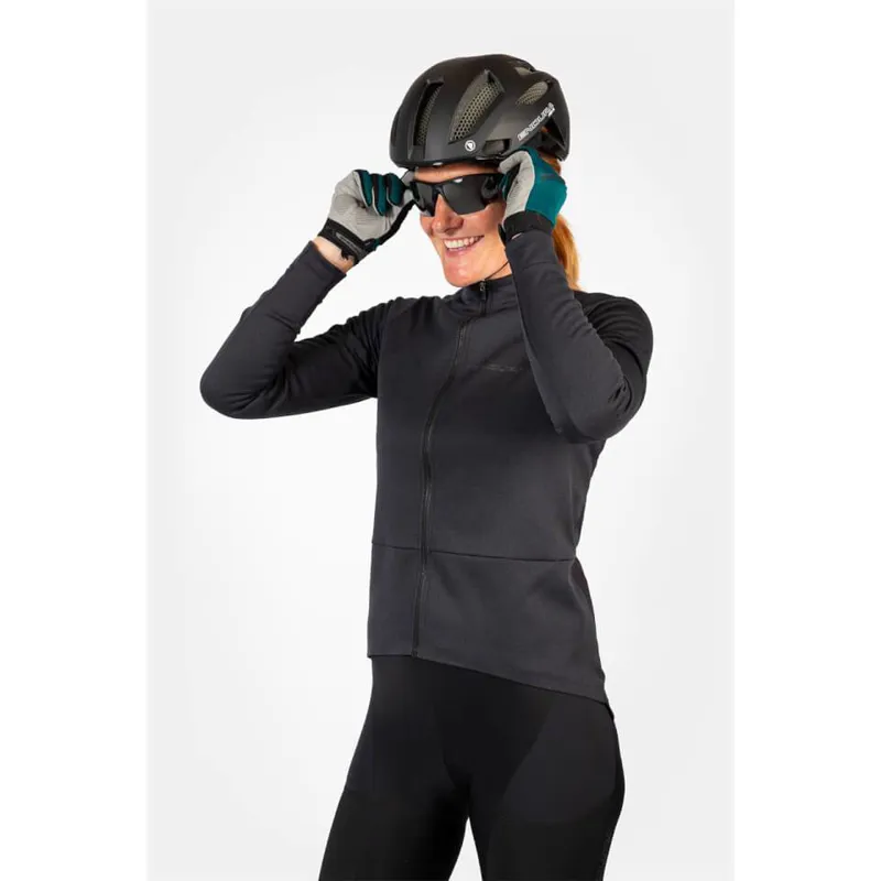 Endura GV500 Women's Long Sleeve Jersey - Black-3