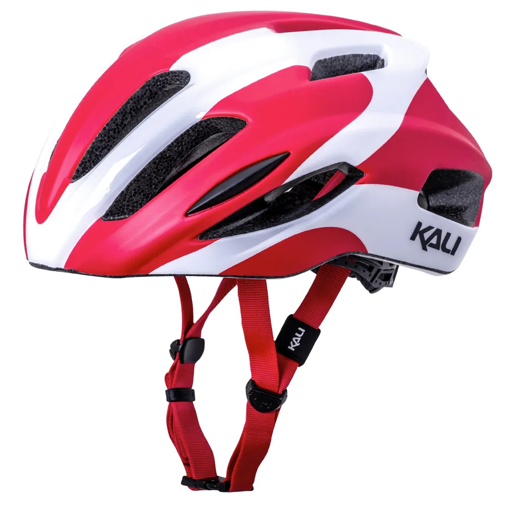 uPRISE Bikes Kali Prime 2.0 Road Bike Helmet - Race Gloss Red/White | Price match, 365 day return s, 18-Month Warranty, Finance Available & Free UK Delivery