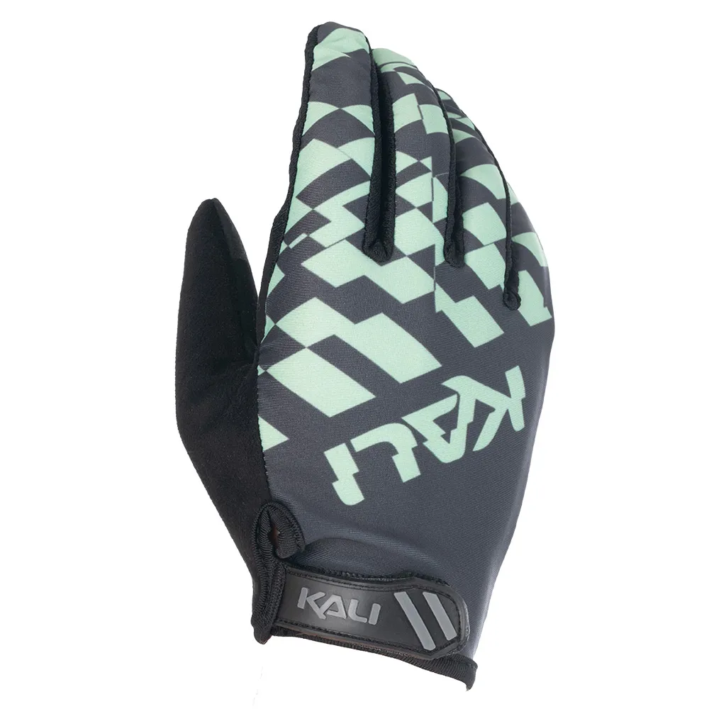uPRISE Bikes Kali Laguna Long Finger Gloves - Glitch Seaform/Black | Price match, 365 day return s, 18-Month Warranty, Finance Available & Free UK Delivery