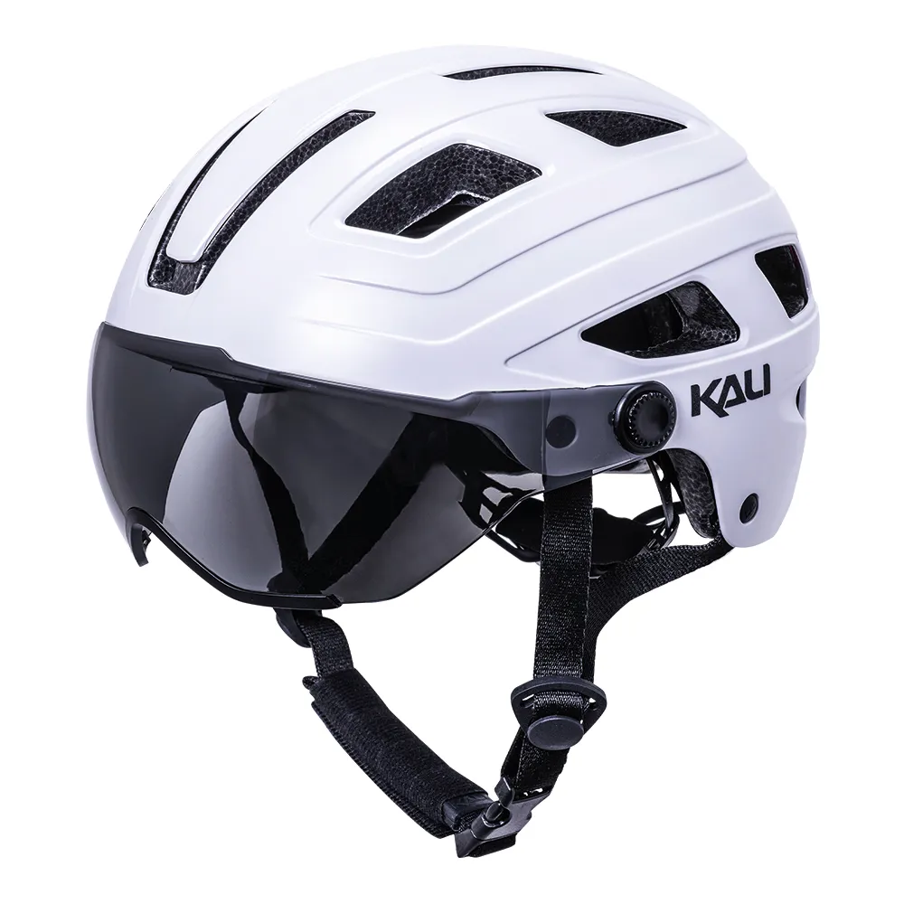 uPRISE Bikes Kali Cruz Plus Urban Helmet - Solid Matt White | Price match, 365 day return s, 18-Month Warranty, Finance Available & Free UK Delivery