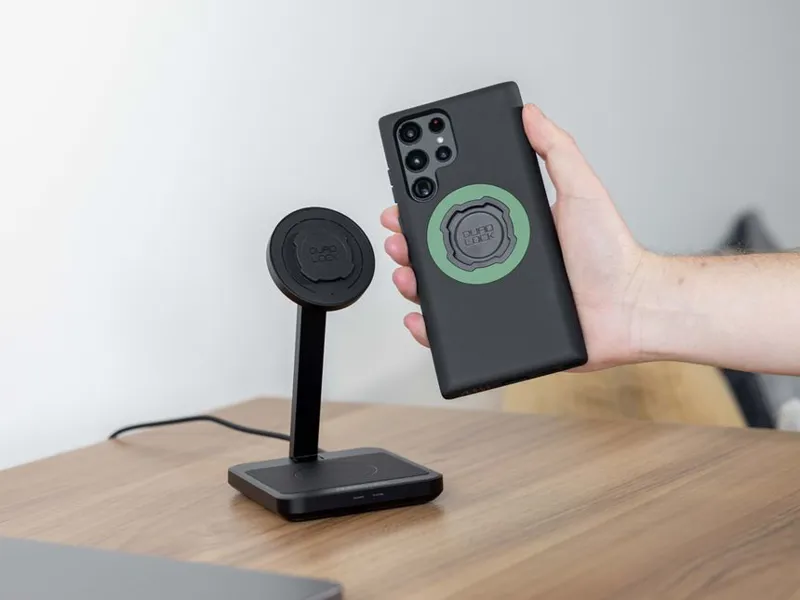 Quad Lock MAG Dual Desktop Wireless Charger - Black-3
