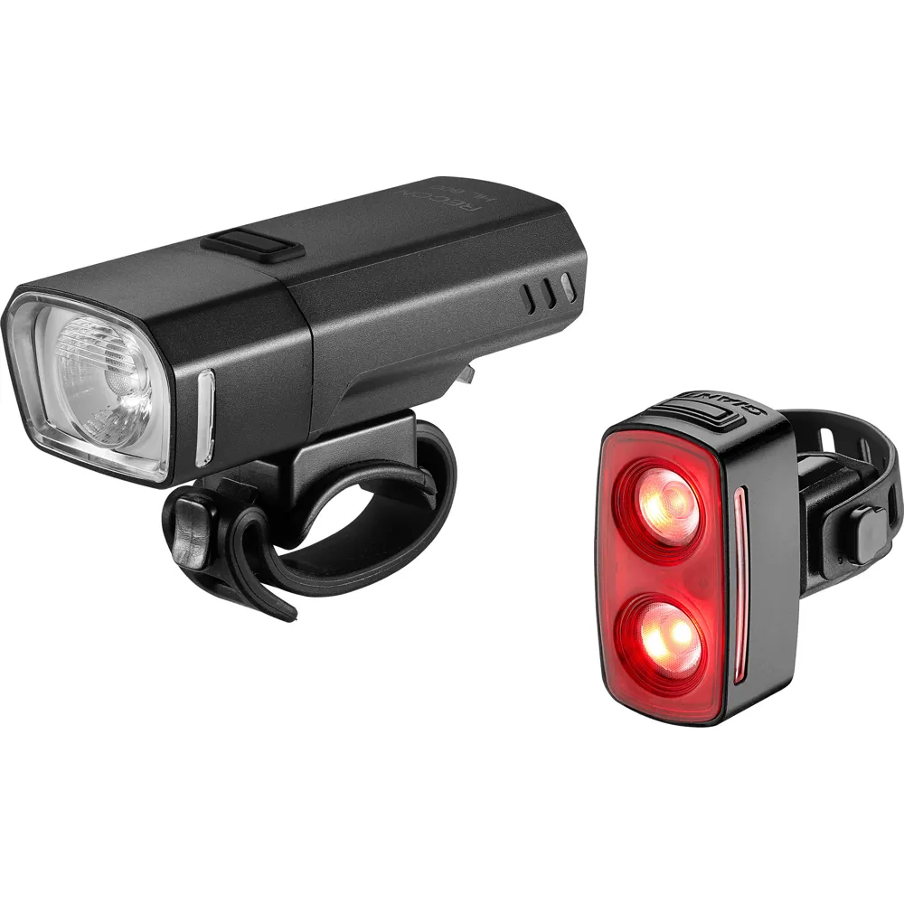 uPRISE Bikes Giant Recon HL600/Recon TL200 Combo Light Set - Black | Price match, 365 day return s, 18-Month Warranty, Finance Available & Free UK Delivery