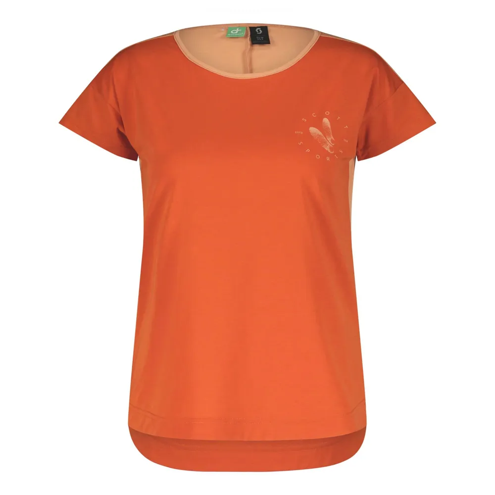 uPRISE Bikes Scott Trail Flow DRI Short Sleeve Women's Technical T-Shirt - Braze Orange | Price match, 365 day return s, 18-Month Warranty, Finance Available & Free UK Delivery