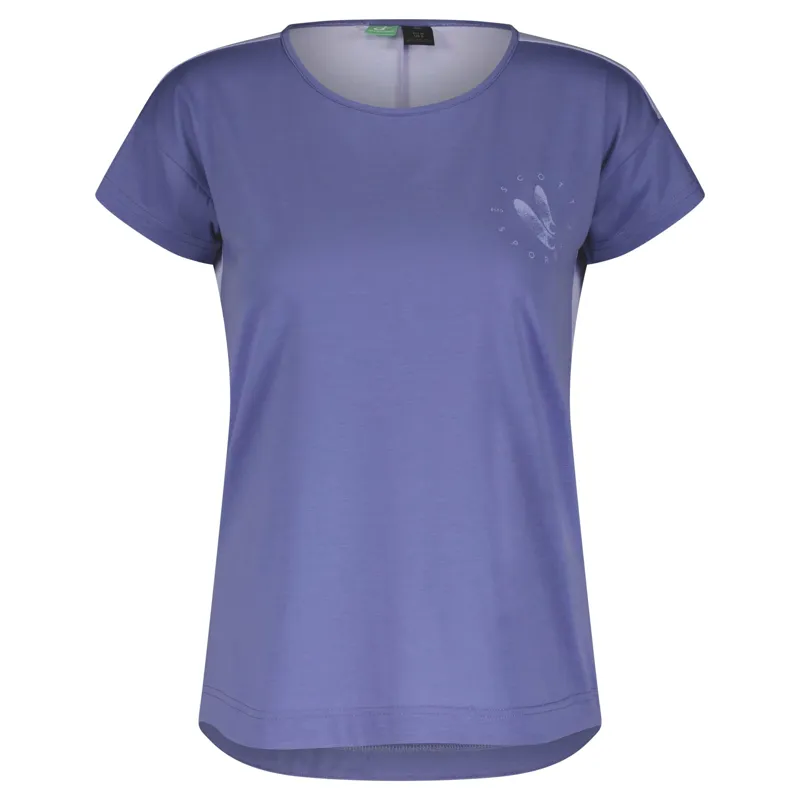 Scott Trail Flow DRI Short Sleeve Women's Technical T-Shirt - Dream Blue