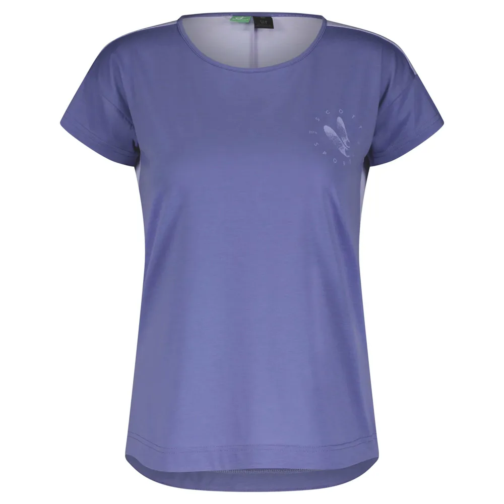 uPRISE Bikes Scott Trail Flow DRI Short Sleeve Women's Technical T-Shirt - Dream Blue | Price match, 365 day return s, 18-Month Warranty, Finance Available & Free UK Delivery