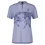 Scott Trail Flow Zip Women's Short Sleeve Jersey - Moon Blue/Dream Blue