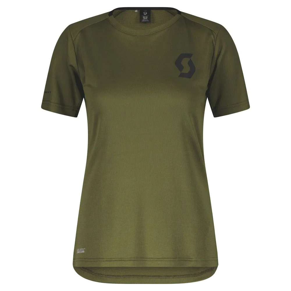 uPRISE Bikes Scott Trail Vertic Pro Women's Short Sleeve Jersey - Fir Green | Price match, 365 day return s, 18-Month Warranty, Finance Available & Free UK Delivery