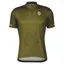 Scott RC Team 20 Men's Short Sleeve Jersey - Fir Green/Bitter Yellow