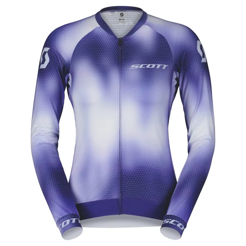 Scott RC Pro Women's Long Sleeve Jersey - Dream Blue/Moon Blue