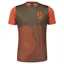 Scott Trail Vertic 10 Junior Short Sleeve Jersey - Braze Orange/Shadow Brown