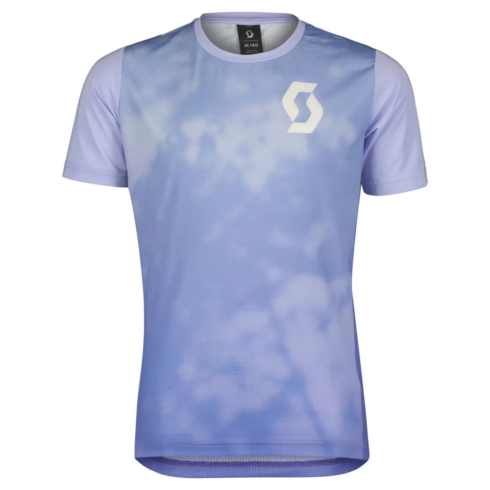 uPRISE Bikes Scott Trail Vertic 20 Junior Short Sleeve Jersey - Dream Blue/Moon Blue | Price match, 365 day return s, 18-Month Warranty, Finance Available & Free UK Delivery