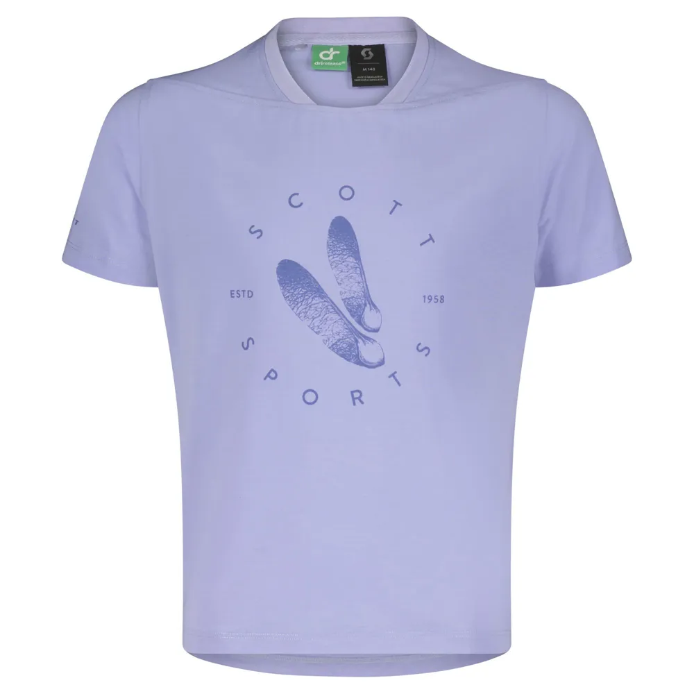 uPRISE Bikes Scott Trail Flow 20 DRI Junior Short Sleeve Jersey - Moon Blue | Price match, 365 day return s, 18-Month Warranty, Finance Available & Free UK Delivery