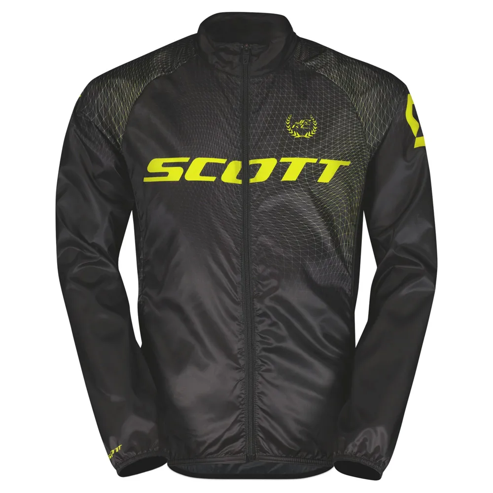 uPRISE Bikes Scott RC Pro WB Junior Jacket - Black/Sulphur Yellow | Price match, 365 day return s, 18-Month Warranty, Finance Available & Free UK Delivery