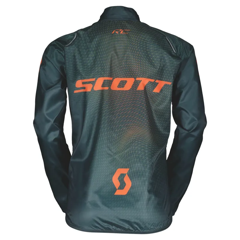 Scott RC Pro WB Junior Jacket - Aruba Green/Braze Orange-1