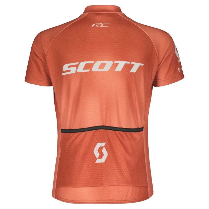Scott RC Pro Junior Short Sleeve Jersey - Rose Beige/Braze Orange-1