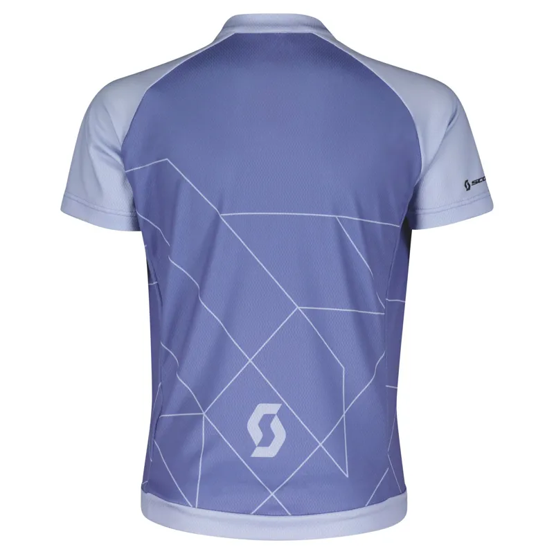 Scott RC Team Junior Short Sleeve Jersey - Dream Blue/Moon Blue-1