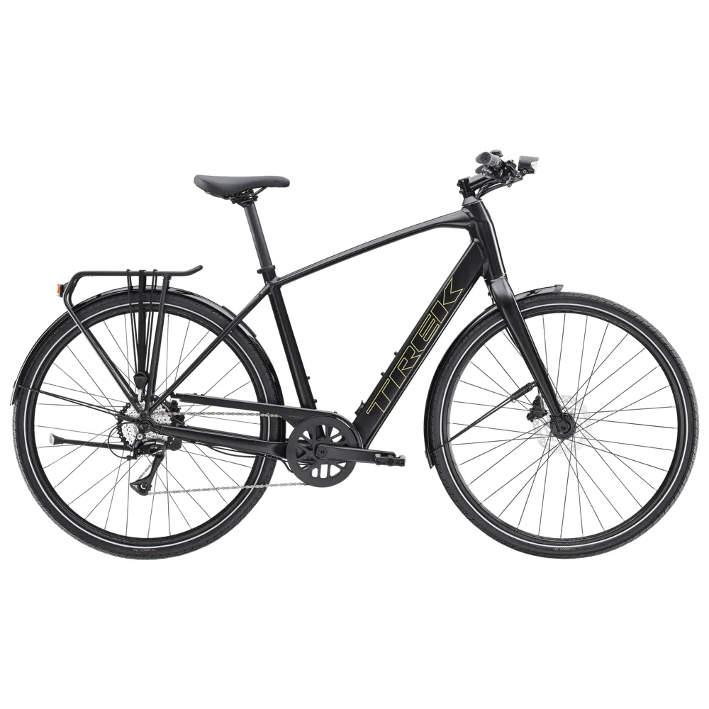 uPRISE Bikes Trek FX+ 2 LT 2026 Electric Hybrid Bike - Trek Black | Price match, 365 day return s, 18-Month Warranty, Finance Available & Free UK Delivery
