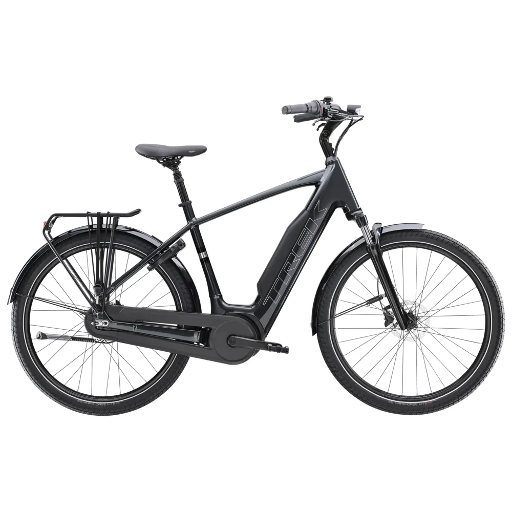 uPRISE Bikes Trek District+ 3 800Wh 2026 Electric Hybrid Bike - Lithium Grey | Price match, 365 day return s, 18-Month Warranty, Finance Available & Free UK Delivery