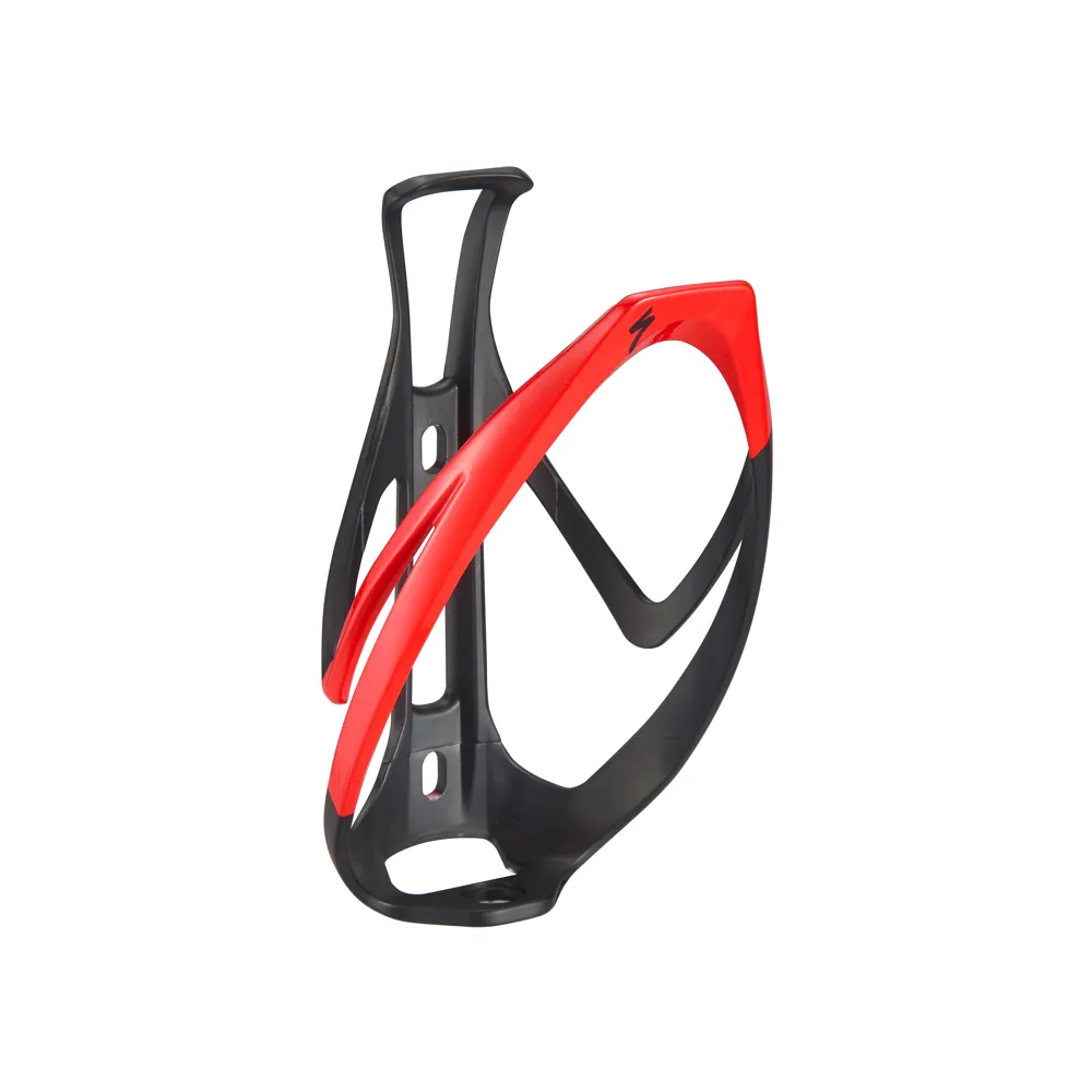 uPRISE Bikes Specialized Rib Cage II Bottle Cage - Black/Red | Price match, 365 day return s, 18-Month Warranty, Finance Available & Free UK Delivery