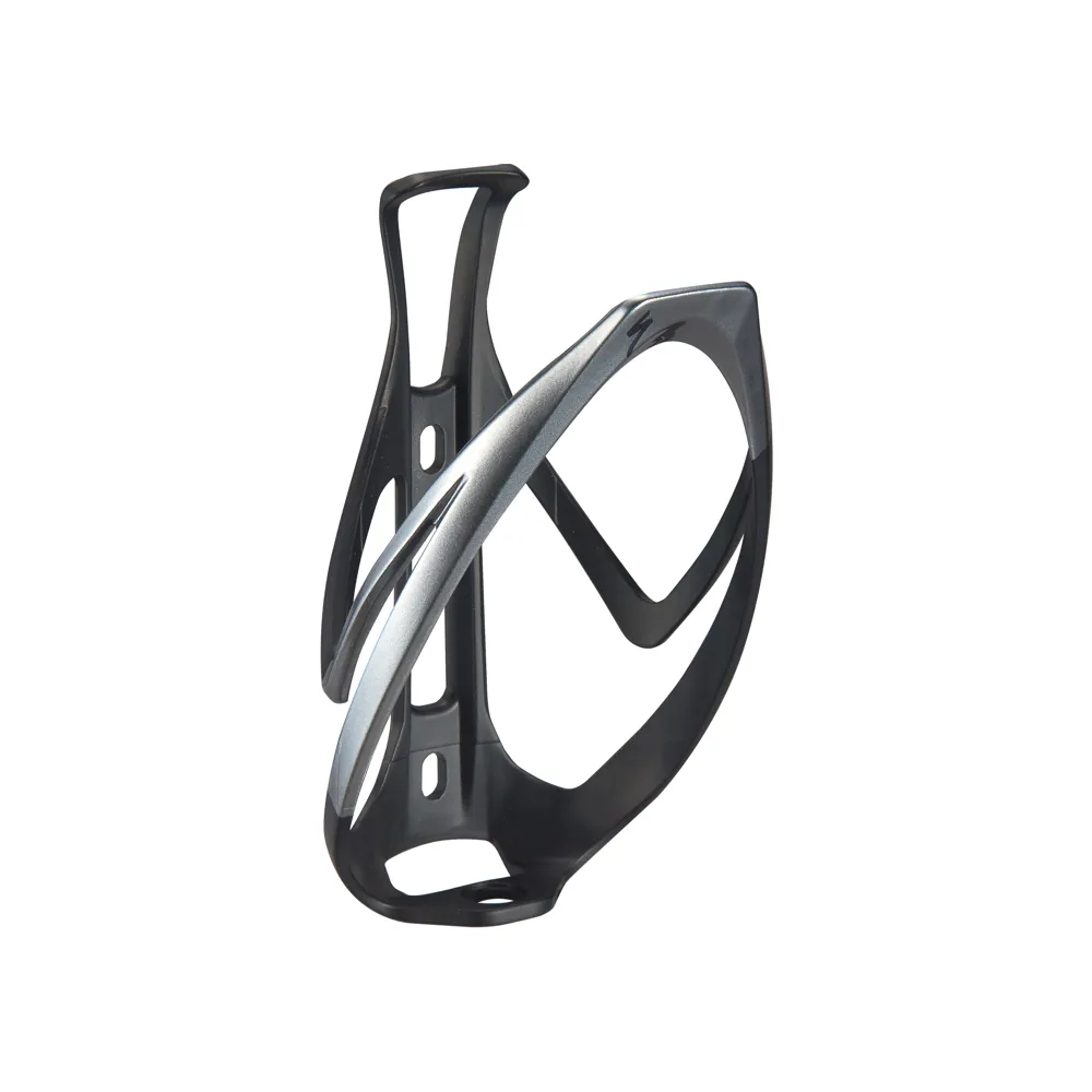 uPRISE Bikes Specialized Rib Cage II Bottle Cage - Black/Silver | Price match, 365 day return s, 18-Month Warranty, Finance Available & Free UK Delivery